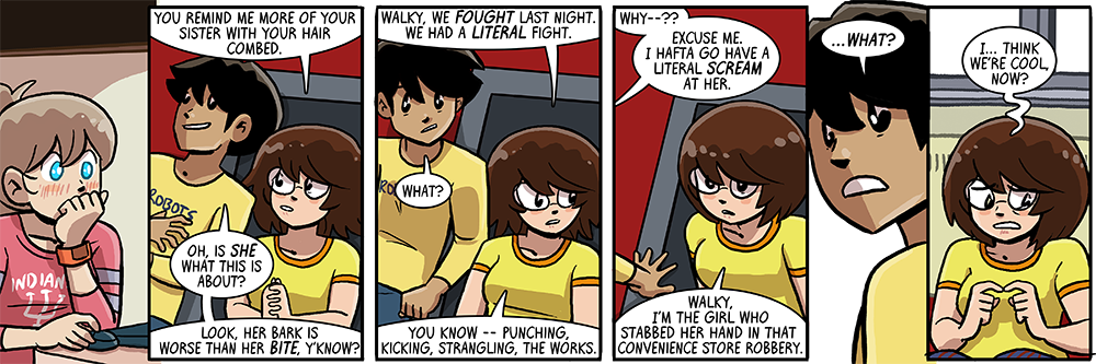 what's a few stabs between friends