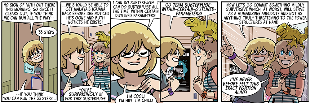 there's definitely a book nine title in this strip