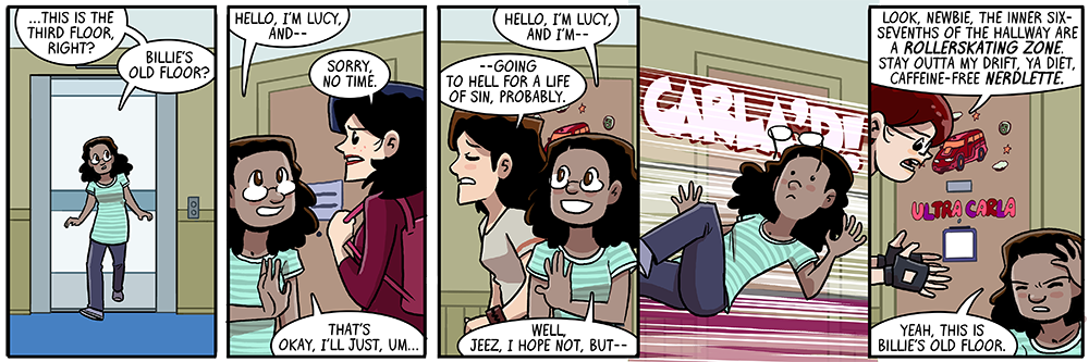 all you gotta do is shimmy sideways against the wall