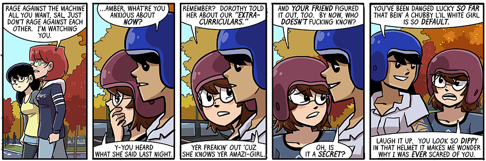 amber just wants to go back in time to the convenience store and pants sal now