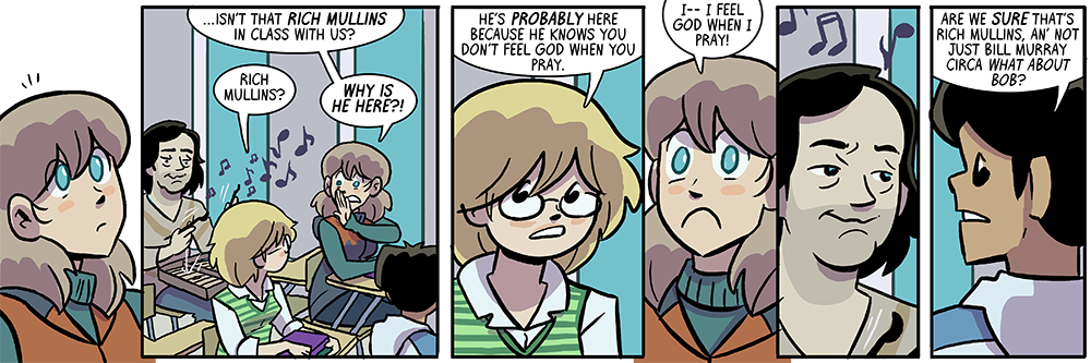 the impetus for the storyline title is not usually so immediately obvious in the very first strip