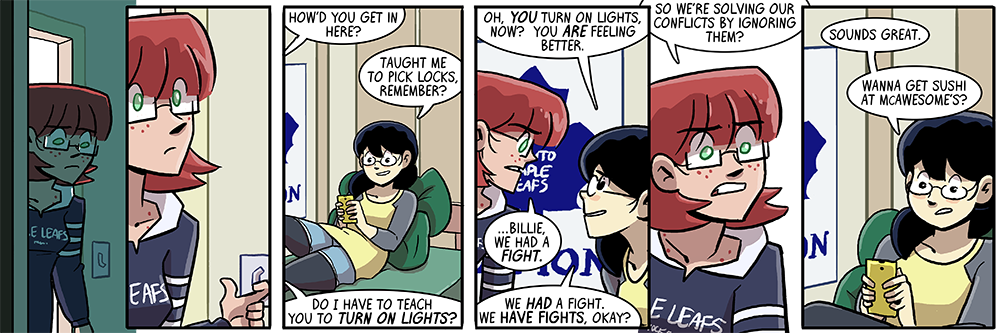 fights fights fights, lights lights lights