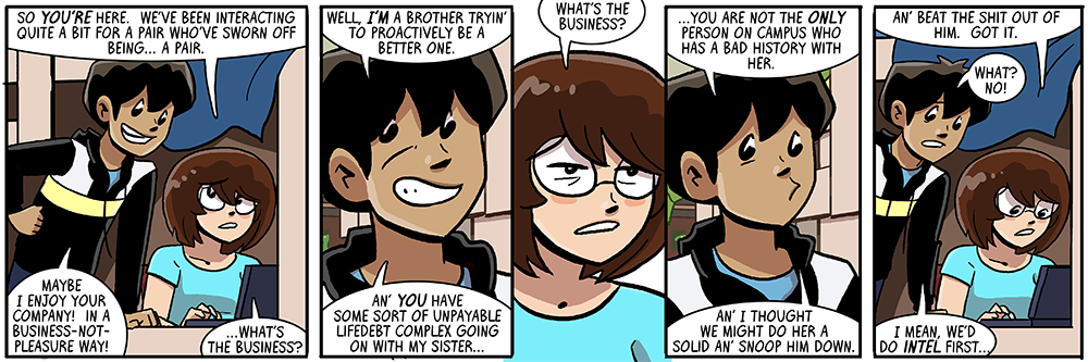 first the misunderstanding, then the fighting, THEN the teamup, do it right