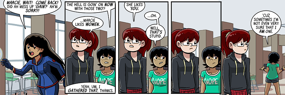 your shirt's been trying to tell you all day