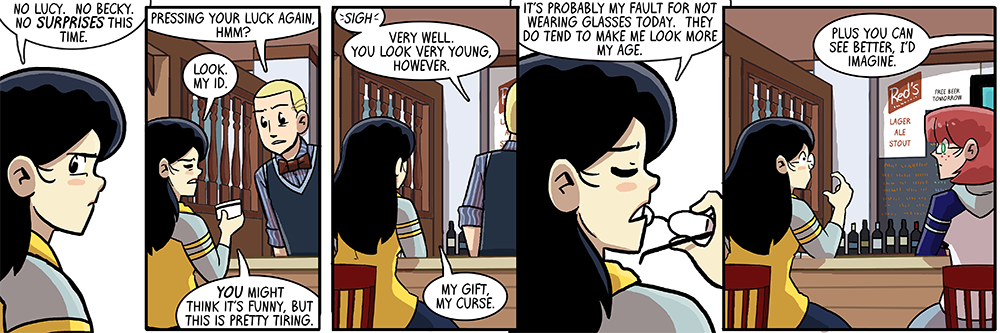 billie, get new contact lenses already 