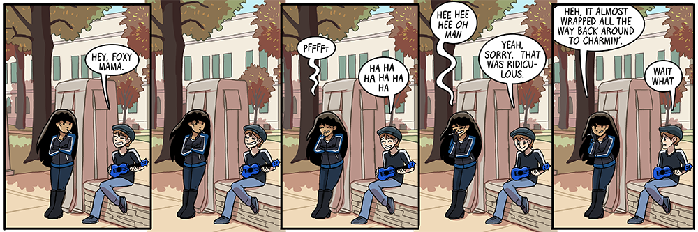 so quickly we escalate from baby girl to foxy momma