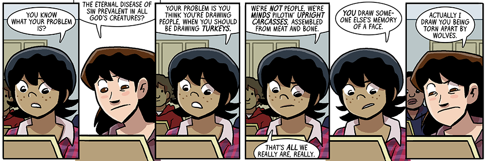 all the wolves will have anime faces of course