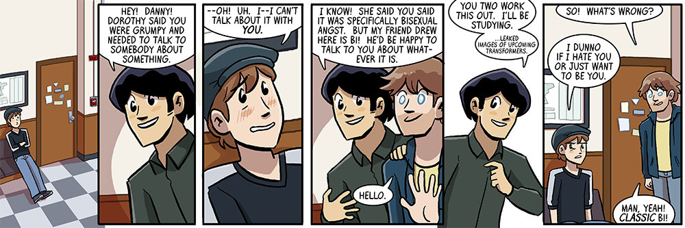 i keep drawing more drew, guess he's not just a cameo now