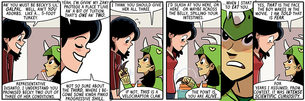 this jurassic park scene always threw me out of it cuz i knew the kid from mcgee and me