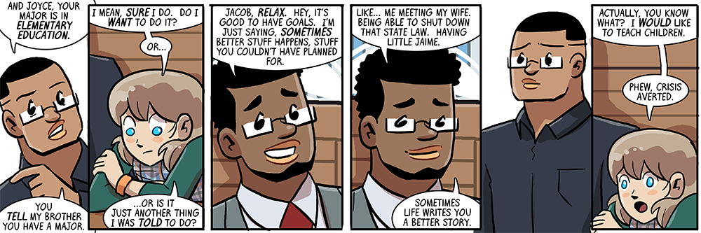 she dabbles in existentialism 