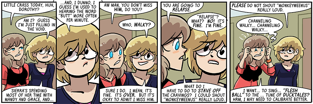 dorothy's had to beg for monkeyweenus to not be shouted before