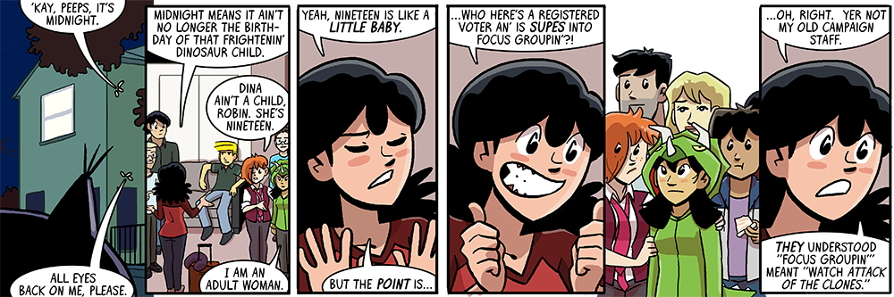 i courted votes not only from the men, but the women and children too