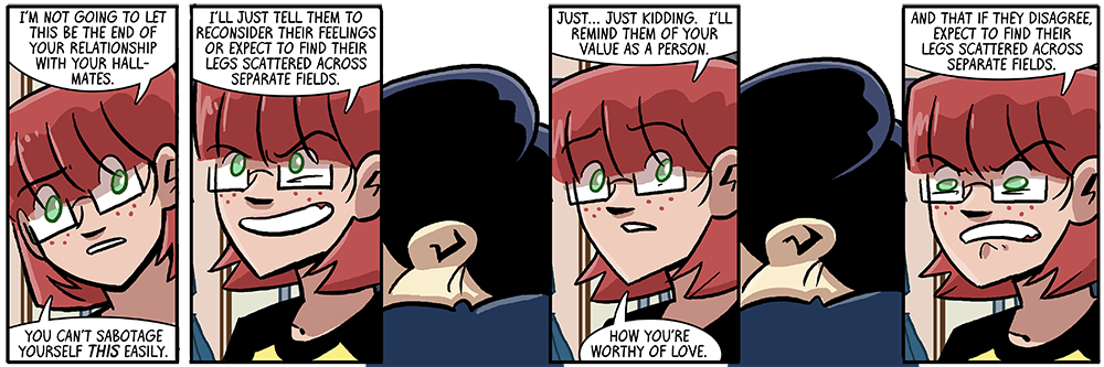 either way she's happy