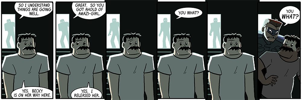 there's an amazi-girl, it got loose, it has becky