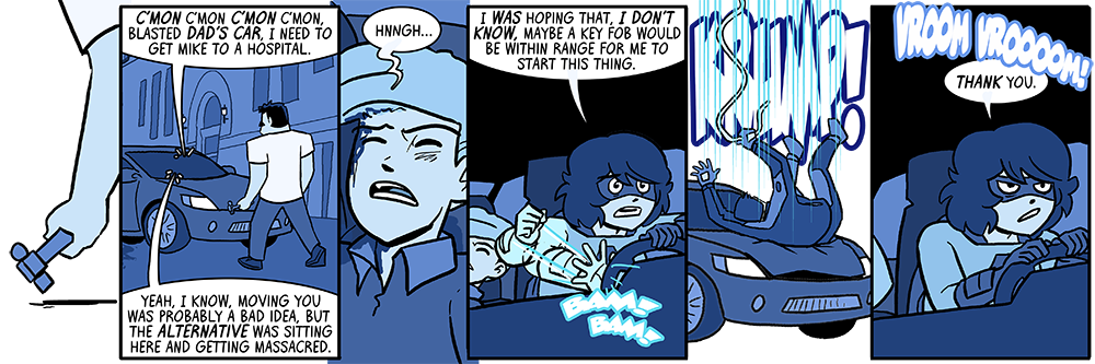 this storyline's flashback sequence is from a little more recent