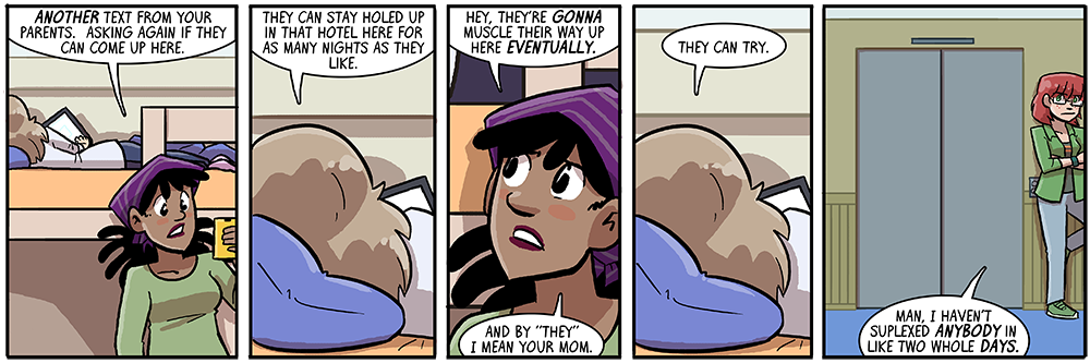 i'm sure billie would welcome another suplexing