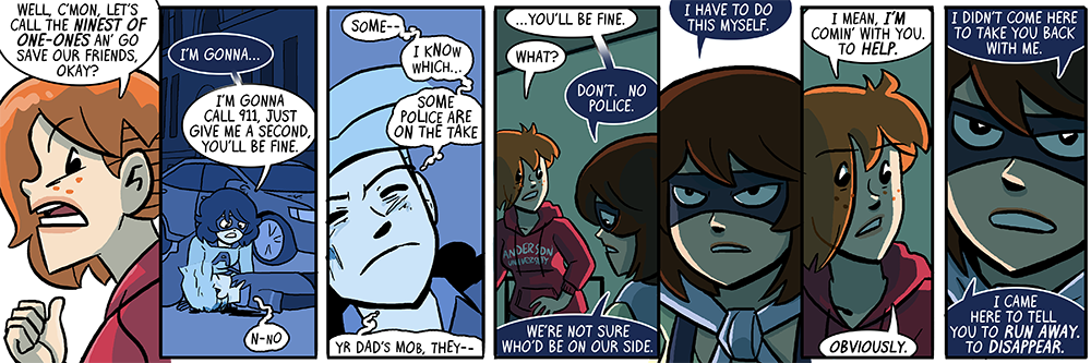 becky turns to run away and never return, and amazi-girl's like 'kill her' and then the hyenas attack