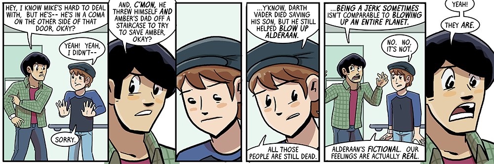 plus it turns out neither mike nor darth vader were actually successful in killing their target, so 