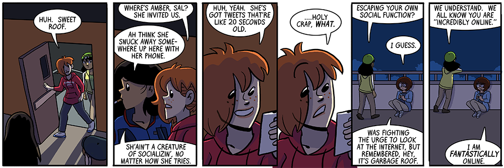 no, not SWEET roof!  GARBAGE roof!