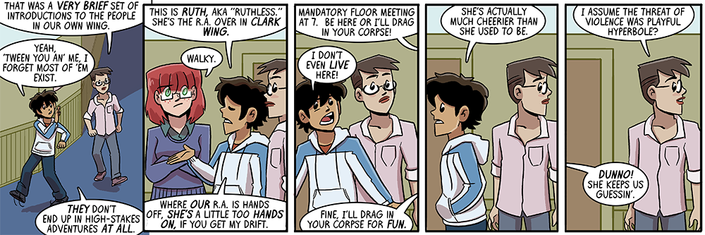 a little too genre-savvy there, walky