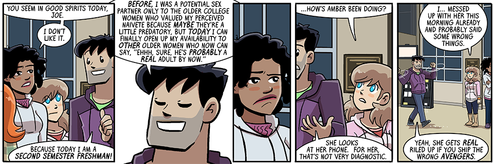 never ship anybody with hawkeye, he's the worst