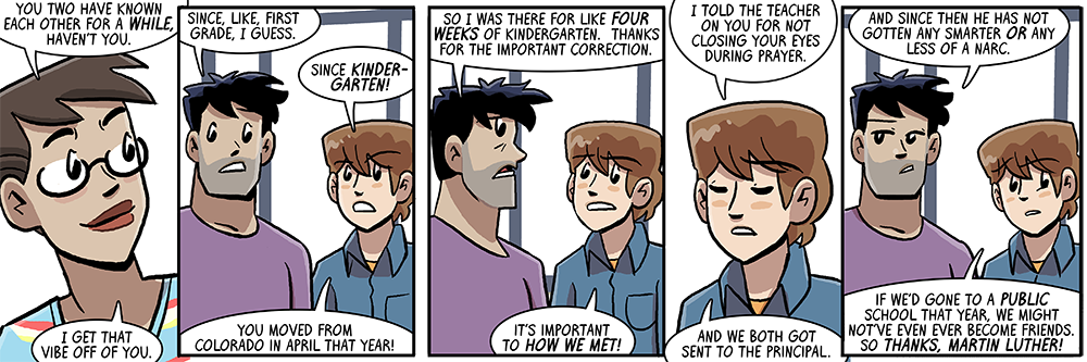 THANKS MARTIN LUTHER is rarely expressed