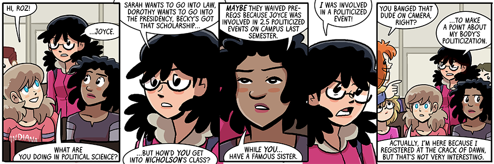 joyce can teleport wherever dorothy is, so you may as well just let her in