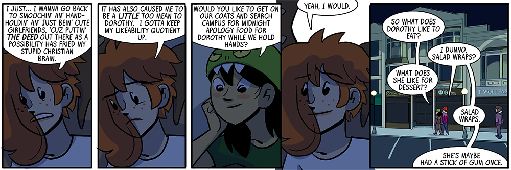 hey we know she's had a pudding cup, under duress