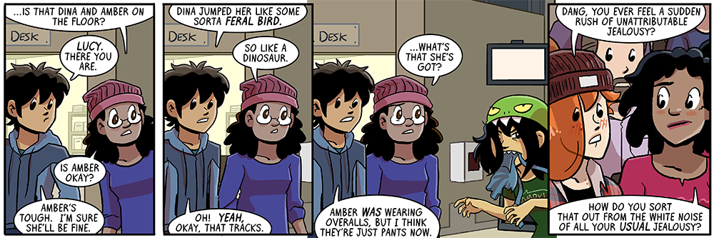 open the door, get on the floor