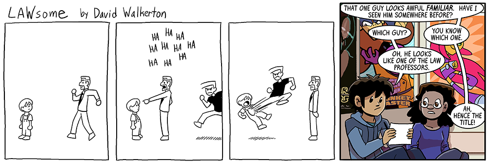 probably saw him a bunch of times while waiting for dorothy to get out of class, that's my totally plausible explanation