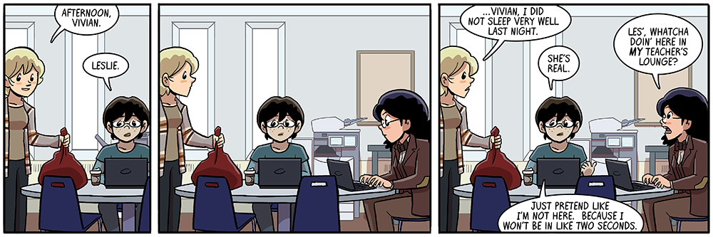 THE RETURN OF VIVIAN AND ALSO THE ABRUPT EXIT OF VIVIAN