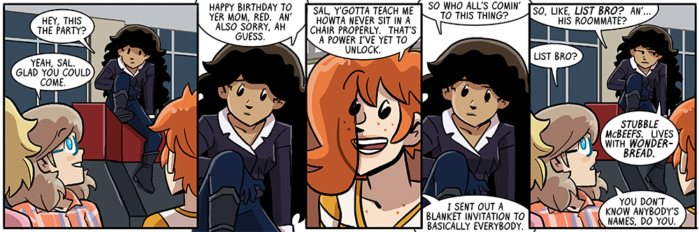 sal needs to keep her nicknames up to date, list bro's very last semester 