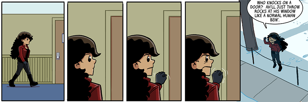 GO IN THROUGH THE WINDOW, WE KNOW YOU CAN