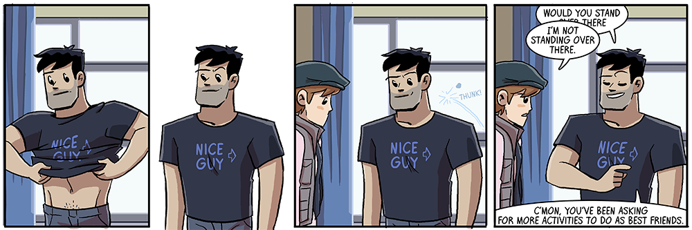 but never on my right, that'd just be confusing