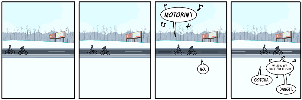 strip hasn't been this far out down this road for a while