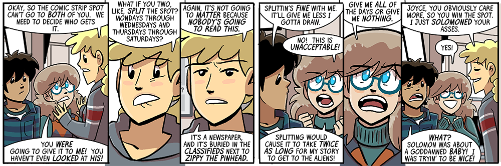 SOLOMON DOES NOT WORK THAT WAY GOODNIGHT