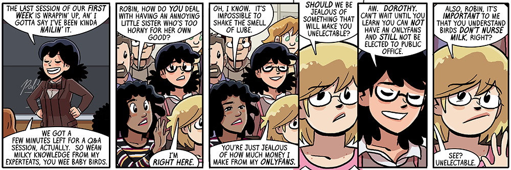 how many people started writing angry comments about panel one before getting to panel six 