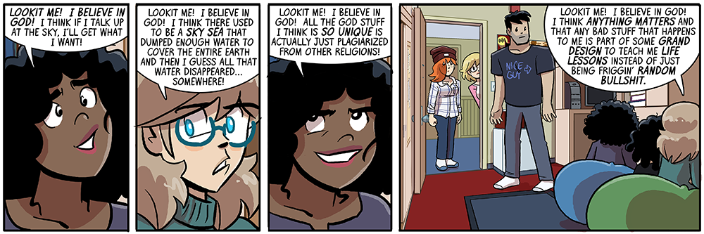 bad stuff would never happen to joyce to teach her lessons, never ever