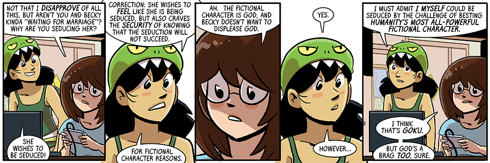 why don't my characters talk about goku more often