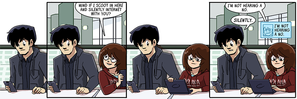 maggie read this strip and immediately repeated amber's line in a dr zoidberg voice