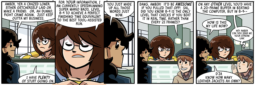 sal shouldn't own so many leather jackets but also i keep wanting to draw her new leather jackets