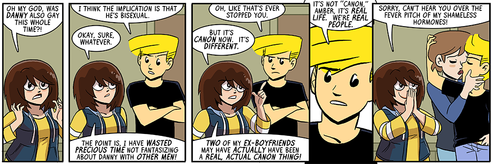 mike persisting inside amber's brain -- his gift, his curse