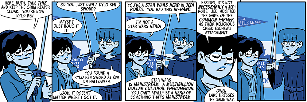 my Not A Nerd t-shirt getting folks asking a lot of questions already answered by my t-shirt