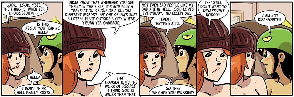 how wild would it be if dina said 'yeah that fucking sucked, you blow at this jeez' 