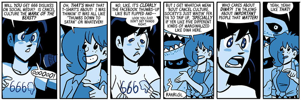 thumbs down to satan!