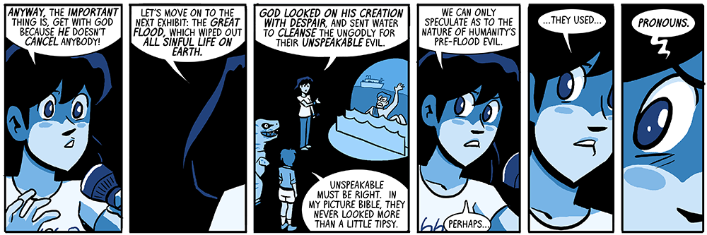 the pronouns are coming from INSIDE the sentence!!!