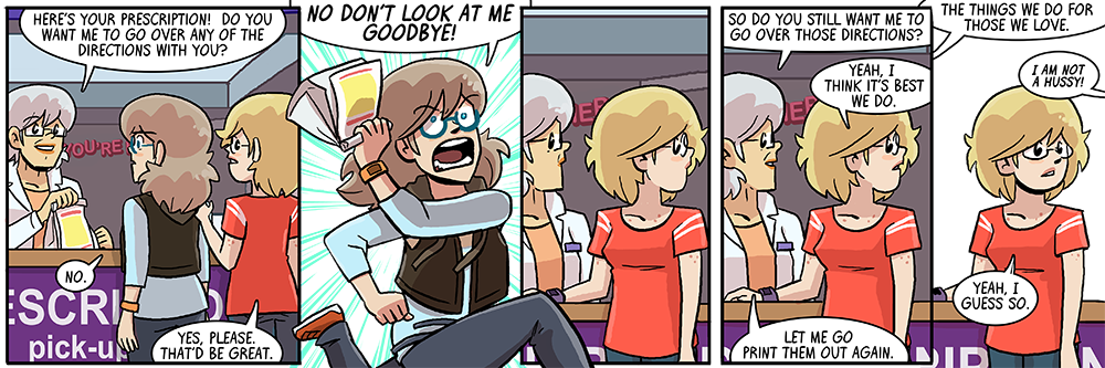 my 'not a hussy' drugs got folks asking a lot of questions about my drugs