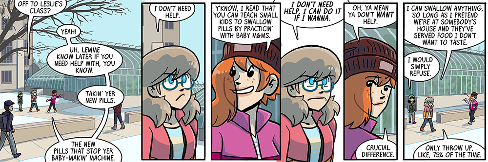 the other 25 you throw up later