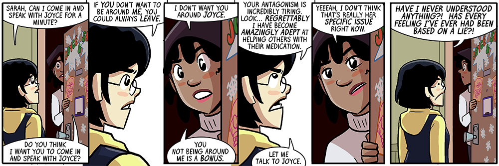 ruth is still somehow taking hers, maybe