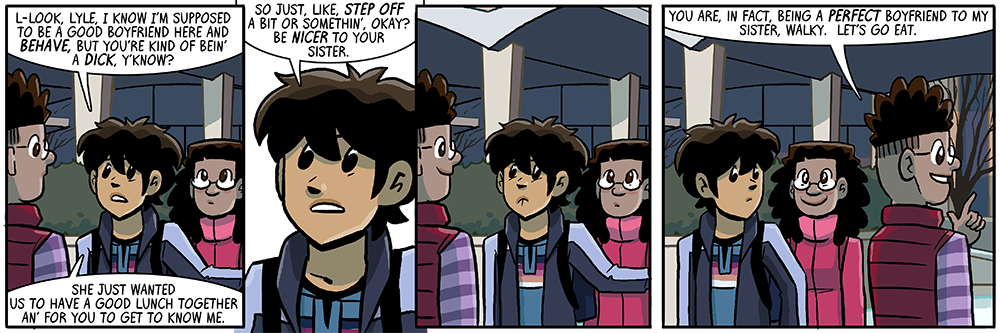 and now lyle is in twice as many strips as he was in shortpacked!  his star is rising!!!!!